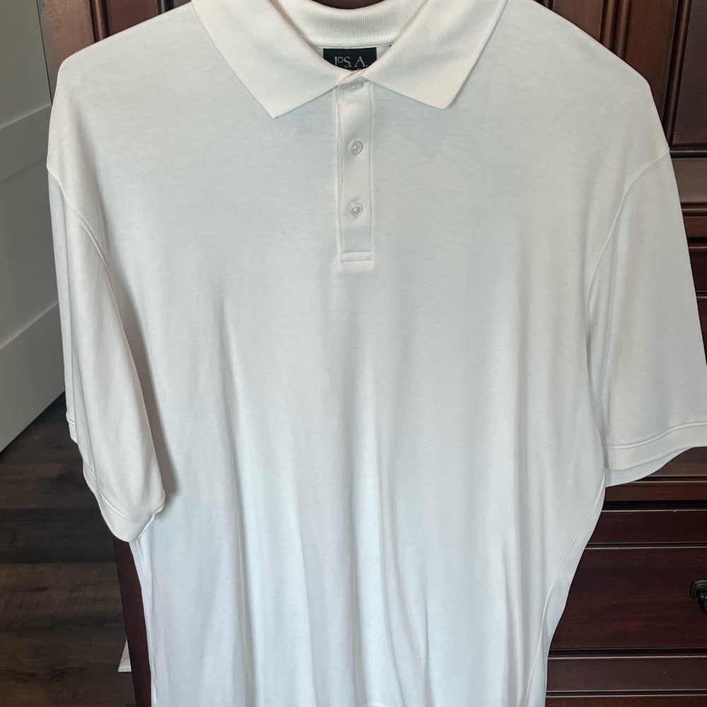 Jos. A. Bank Classic White Polo Shirt